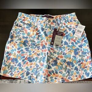 NWT Printed Jean Shorts
